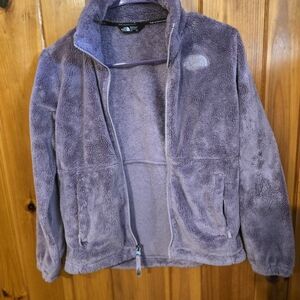 The North Face Lavender Fleece Zip Up Jacket